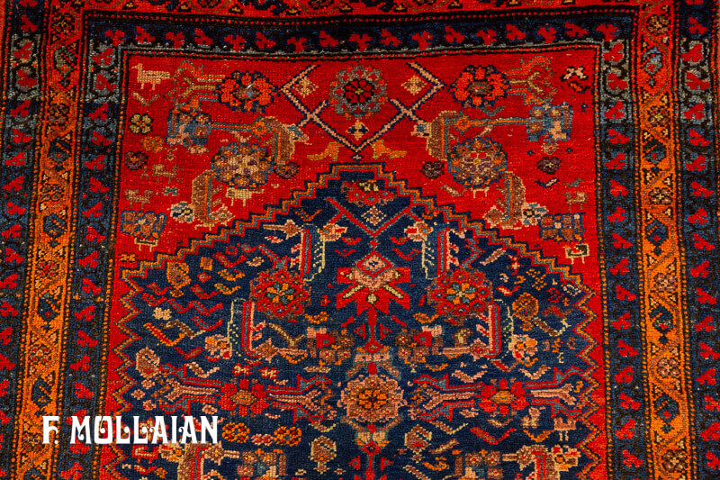 Antique Persian Malayer Gallery Size Carpet  n°:55841361